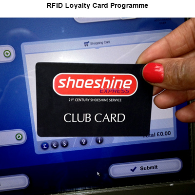RFID Shoeshine Loyalty Card Programme